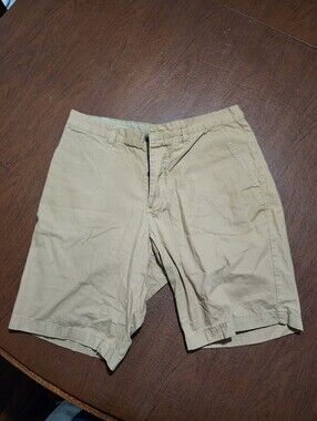 Divided by H&M Men's Tan Flat Front  Shorts